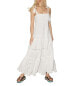 Фото #1 товара Alemais Womens Evie Cotton Lace Maxi Dress White Size 0 US