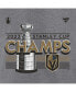 Фото #5 товара Men's Heather Gray Vegas Golden Knights 2023 Stanley Cup Champions Locker Room Performance T-shirt