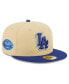 Фото #1 товара Men's Cream, Royal Los Angeles Dodgers Illusion 59FIFTY Fitted Hat