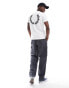 Fred Perry rear powder laurel t-shirt in white weiß, S - фото #3