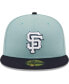 Men's Light Blue, Navy San Francisco Giants Beach Kiss 59FIFTY Fitted Hat