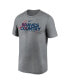 Men's Heathered Charcoal Atlanta Braves Local Rep Legend Performance T-shirt