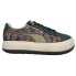 Фото #1 товара Puma Suede Mayu 2 Liberty Lace Up Womens Green Sneakers Casual Shoes 382191-01