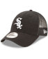 ფოტო #1 პროდუქტის Men's Black Chicago White Sox Trucker 9Forty Adjustable Snapback Hat