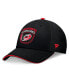 Men's Black Carolina Hurricanes 2024 NHL Draft Flex Hat Красно-черный, S - фото #2