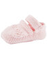 Baby Crochet Mary Jane Booties NB