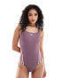 Фото #4 товара adidas Performance 3-stripes swimsuit in purple