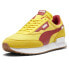 Фото #2 товара Puma Future Rider Play On Lace Up Mens Yellow Sneakers Casual Shoes 39347320