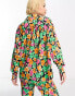 Фото #4 товара Only shirt co-ord in multi oversized floral