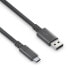 Фото #1 товара Шнур USB PureLink USB v3.2 USB-C / USB-A – 5.00м, черный, USB 3.2 Gen 1 (3.1 Gen 1) 10000 Mбит/с