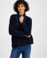 Фото #1 товара Women's Sherpa Mock Neck Long-Sleeve Sweater