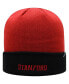 Фото #3 товара Men's Cardinal, Black Stanford Cardinal Core 2-Tone Cuffed Knit Hat