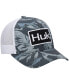 Men's Graphite Ocean Palm Trucker Snapback Hat