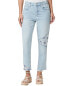 Фото #1 товара Paige Noella Brenna Distressed Relaxed Straight Leg Jean Women's