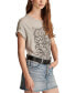 Фото #3 товара Women's Floral Embroidered Cotton Boyfriend T-Shirt