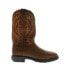 Фото #1 товара Rocky Rugged Trail Steel Toe Waterproof Mens Brown Cowboy Western Boots 7.5