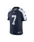 ფოტო #3 პროდუქტის Men's Trevon Diggs Navy Dallas Cowboys Alternate Vapor Limited Jersey