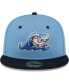Men's Light Blue West Michigan Whitecaps Authentic Collection Alternate Logo 59FIFTY Fitted Hat