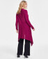 Women's Waterfall Cardigan, Created for Macy's rhodolite, S - фото #2