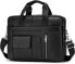 Фото #3 товара SPAHER Laptop Bag 15.6 Inch Briefcase Men's Business Bag Work Bag Men's Genuine Leather Bag Men's Shoulder Bag Messenger Bag Men Gift for Men