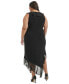 ფოტო #2 პროდუქტის Plus Size Ruffled Midi Dress
