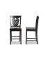 Gervais Modern and Contemporary Transitional Wood Counter Stool Set, 2 Piece