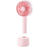 Фото #10 товара Вентилятор Unold Breezy Swing - Household blade fan - Pink - Table - 120° - Buttons - Battery