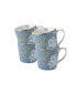 Фото #1 товара Heritage Collectables 10 Oz Seaspray Uni Mugs in Gift Box, Set of 4