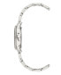 ფოტო #2 პროდუქტის Gray Enamel and Silver-Tone Bracelet Watch 30mm