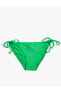 Фото #6 товара Brazilian Bikini Altı Basic Dokulu Yanları Bağlama Detaylı