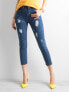 Spodnie jeans-JMP-SP-CHK004.84-ciemny niebieski