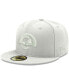 Фото #4 товара Men's Los Angeles Rams White on White Primary Logo 59FIFTY Fitted Hat