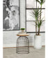 Фото #2 товара Round Accent Table with Bird Cage Base
