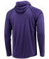 Фото #4 товара Men's Purple Baltimore Ravens Raglan Long Sleeve Hoodie T-shirt
