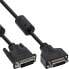 Фото #2 товара InLine DVI-D cable 24+1 M/F - Dual Link - 2 ferite cores - 2m
