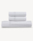 Фото #1 товара 100% Cotton Percale 3pc Duvet Set with Satin Stitching, King/Cal King
