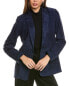 Kobi Halperin Brenna Suede Blazer Women's Blue S