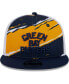Фото #2 товара Men's Navy Green Bay Packers Historic Tear Trucker 9FIFTY Snapback Hat