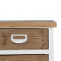 Chest of drawers White Beige Iron Fir wood 94 x 35 x 108 cm