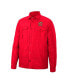 Men's Red Maryland Terrapins Detonate Quilted Full-Snap Jacket