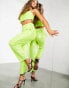 Фото #2 товара ASOS EDITION tapered trouser in neon lime sequin