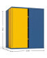 Фото #6 товара Modern Yellow & Blue Storage Cabinet