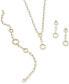 ფოტო #4 პროდუქტის Diamond Circle Link Drop Earrings (1/2 ct. t.w.) in 14k Gold, Created for Macy's