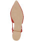 Фото #5 товара Women's Laylah Pointed-Toe Pleated Slingback Flats