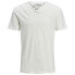 Фото #1 товара JACK & JONES Split Slim Fit short sleeve v neck T-shirt