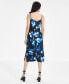 ფოტო #4 პროდუქტის Women's Floral-Print Bias-Cut Midi Dress, Created for Macy's