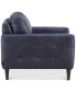 CLOSEOUT! Locasta 35" Tufted Leather Arm Chair, Created for Macy's