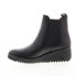 Фото #3 товара Fly London Lita LITA229FLY-000 Womens Black Leather Slip On Chelsea Boots