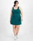 Фото #1 товара Plus Size Solid Performance Dress, Created for Macy's