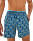 Фото #2 товара Men's The Fan Outs Quick-Dry 5-1/2" Swim Trunks with Boxer-Brief Liner